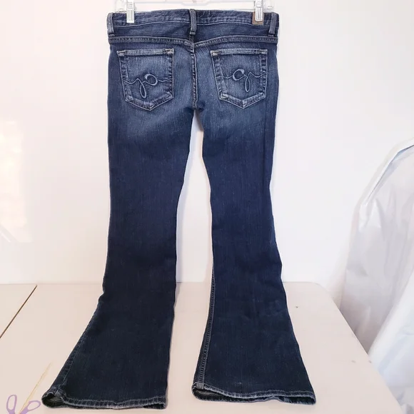 Guess Blue Foxy Flare Women's Jeans Size 27 - Picture 3 of 15